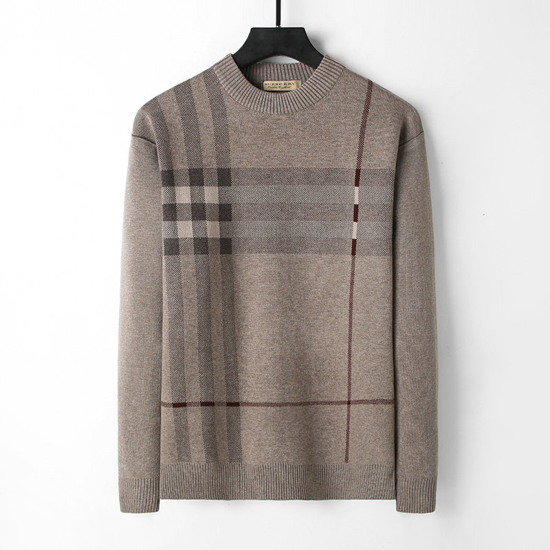burberry pulls et sweat-shirts pour homme top gray grid